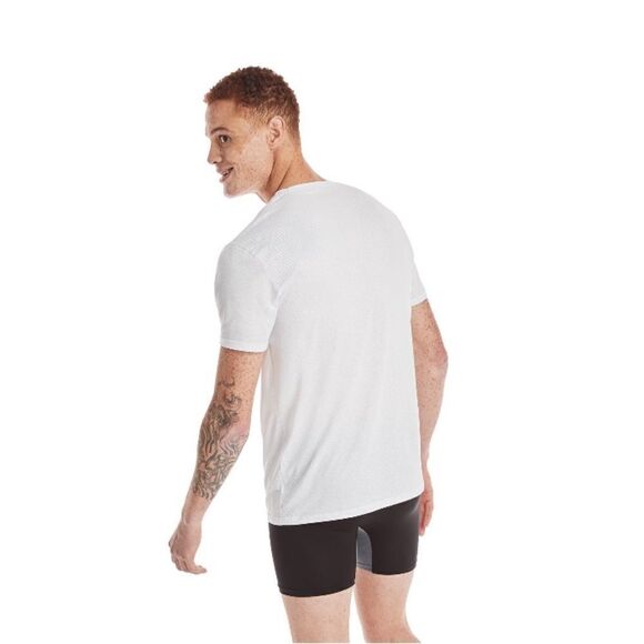 Hanes X-Temp All Day Breathable Mesh Crewneck Undershirt T-Shirt White 3-Pack S - Picture 5 of 9
